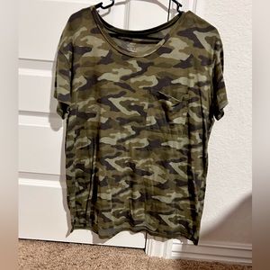 Cute, camo, t-shirt